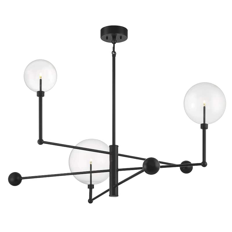 Meridian M100100 3 Light 45" Wide LED Linear Chandelier