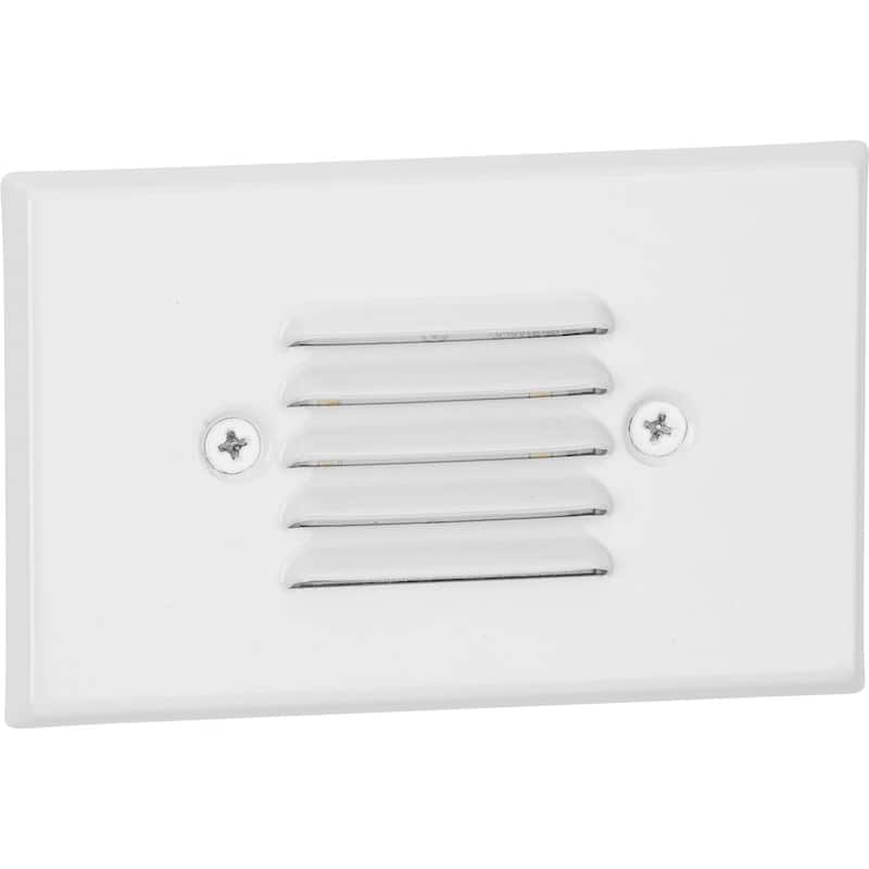 4.5-Watt 3000K Satin White Integrated LED Wall or Step Light - Small