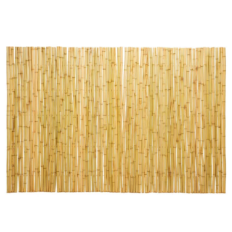 Natural Bamboo Fencing Rolled Fence Panel Patio Privacy Screen