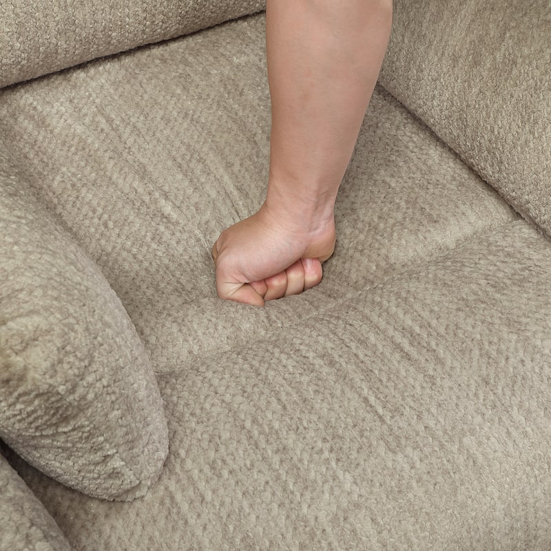 Abbeville 33" Microfiber Manual Swivel Glider Reclining Chair