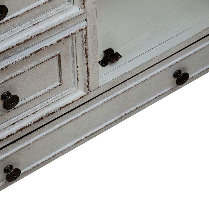 Liberty Furniture Magnolia Manor Pet Feeder Cabinet - Width 32" x Depth 17" x Height 32"