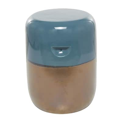 Ceramic Accent Table - Blue - Roche River Decor