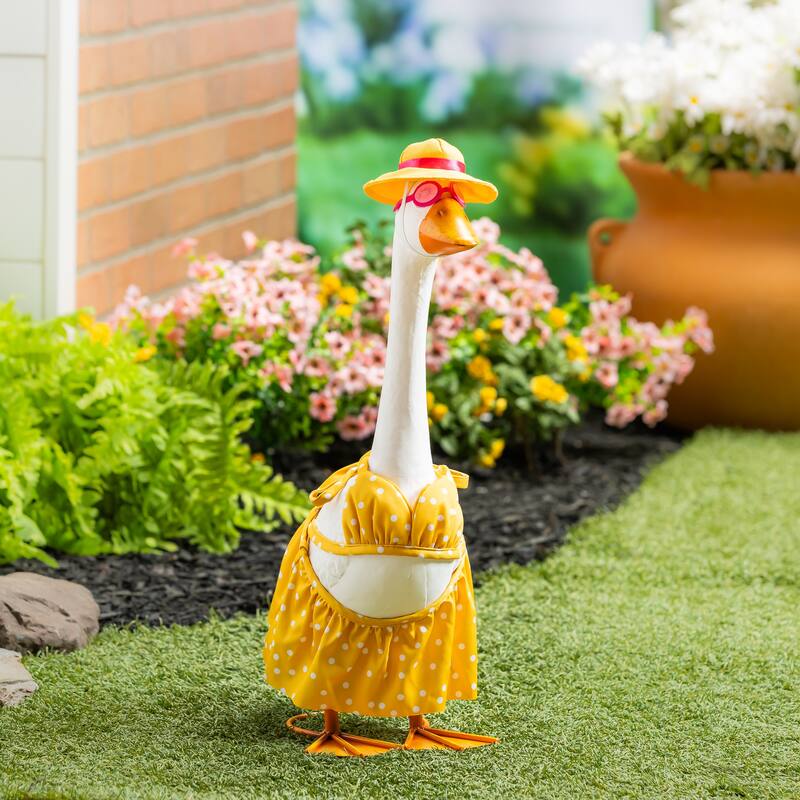 Porch Goose Outfit for Garden Statue