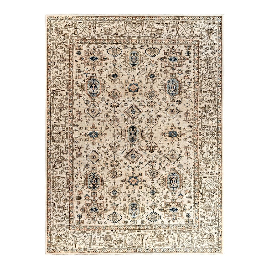 Serapi One-of-a-Kind Hand-Knotted Area Rug - Beige, 8' 10" x 11' 10" - 8' 10" x 11' 10"