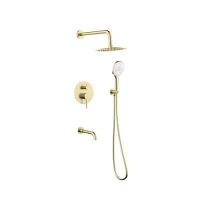 Elegant Lighting FAS-9002 George Shower Only Trim Package with 2.3 GPM
