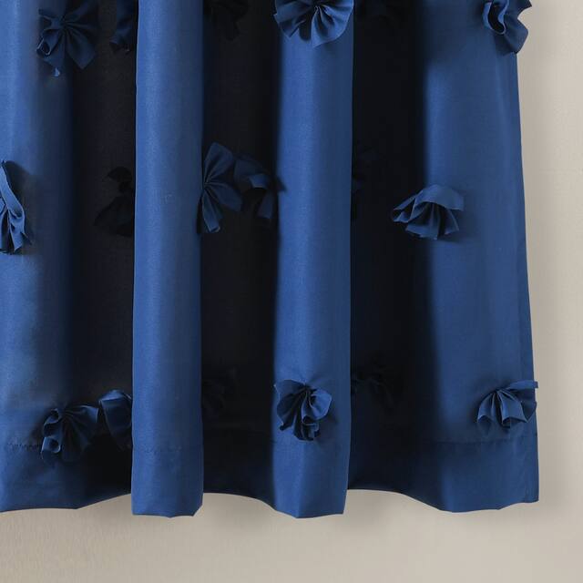 Silver Orchid Turpin Single Window Curtain Panel