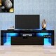 preview thumbnail 3 of 9, Modern 20 Colors LED TV Stand ,Remote Control