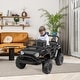 preview thumbnail 3 of 29, EROMMY Motorized Kids Ride on Jeep Car, 12V 4.5AH Battery Powered Electric Vehicle with 2.4G Remote Control, Light and Music