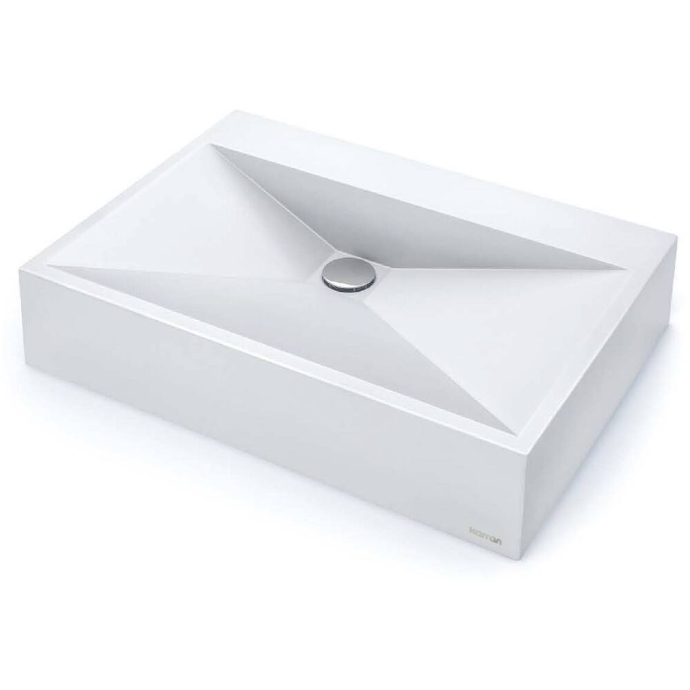 Karran USA SQS100 Sternhagen 24-1/4" Rectangular Quartz Composite