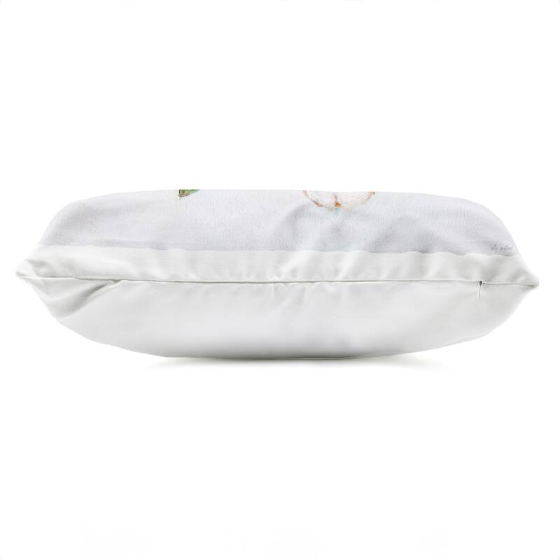 Stupell Bluebird on Dogwood Branch Printed Outdoor Throw Pillow Design by Sally Swatland