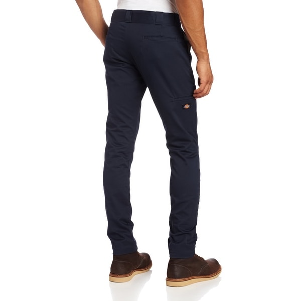 navy blue skinny khakis