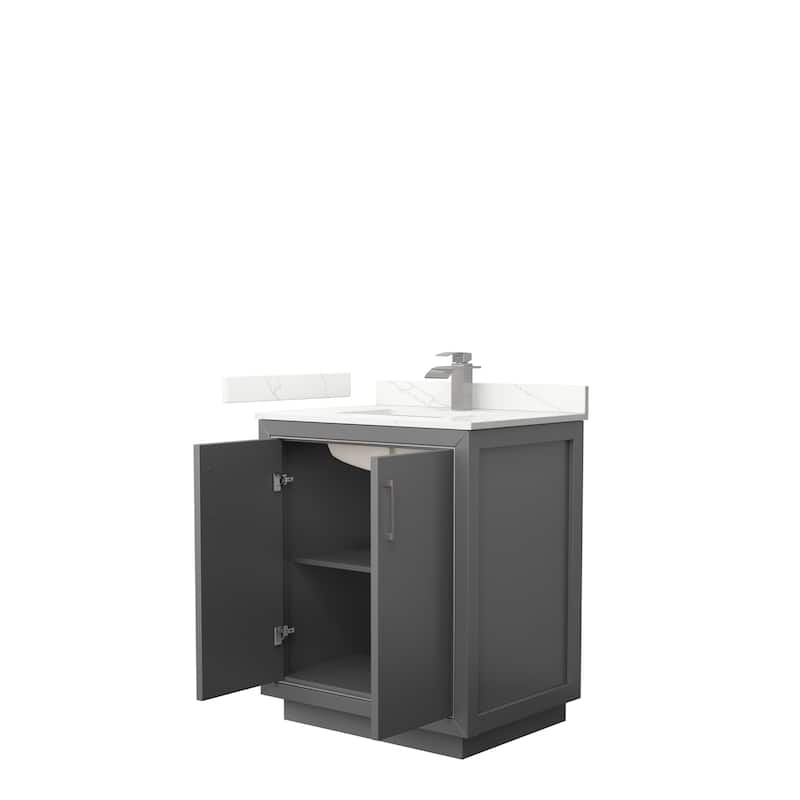 Icon 30-inch Single Vanity, Quartz Top