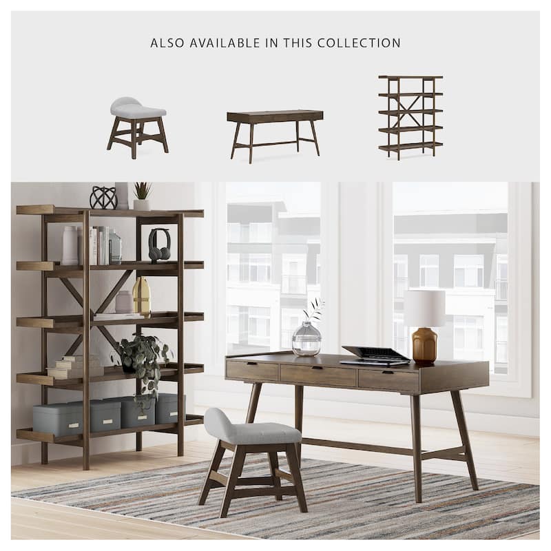Signature Design by Ashley Lyncott Brown 60" Home Office Desk