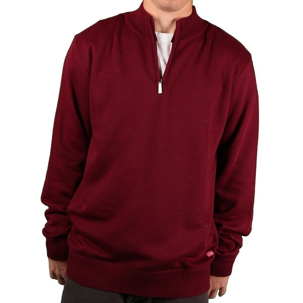 Ecko Unltd. Men's Solid 1/4-Zip Sweater