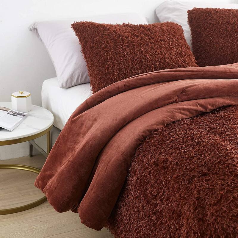 Birds of a Feather - Coma Inducer® Oversized Comforter - Burnt Henna