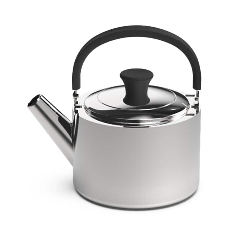 Demeyere Resto 4.7-qt Stainless Steel Tea Kettle - Stainless Steel - 4.7-qt