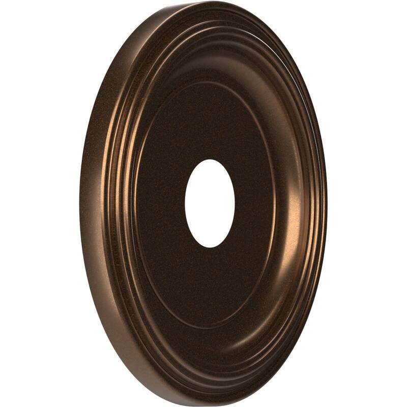 3 1/2" Inside Diameter - Traditional Thermoformed PVC Ceiling Medallion