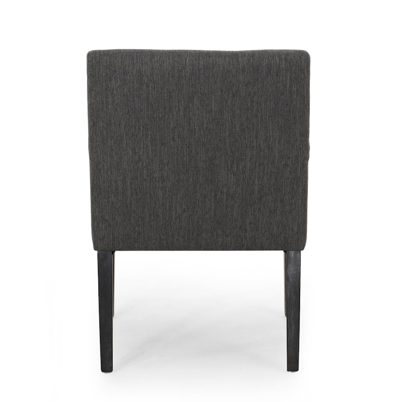 Charcoal 25.5" Upholstered Arm Chair