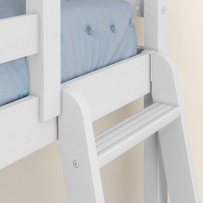 Now Furniture Low Bunk Bed for Kids, Twin over Full