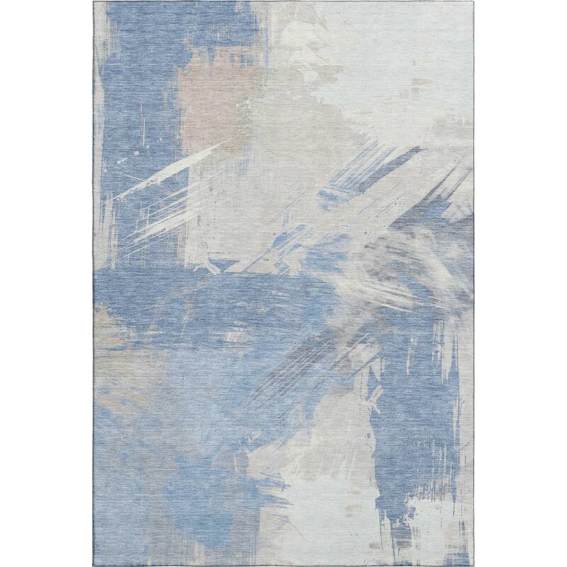 Premium Washable Super Soft Modern Brushstrokes Mayfield Rug