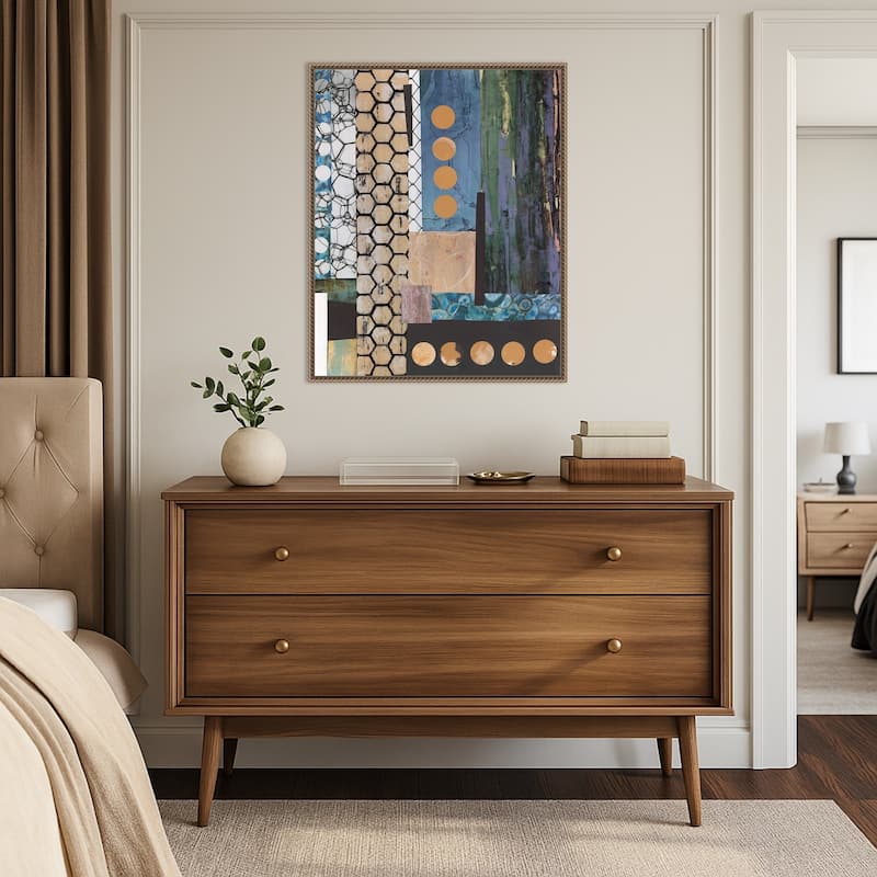 Mashup No. 2 by Natalie Avondet Framed Canvas Wall Art Print