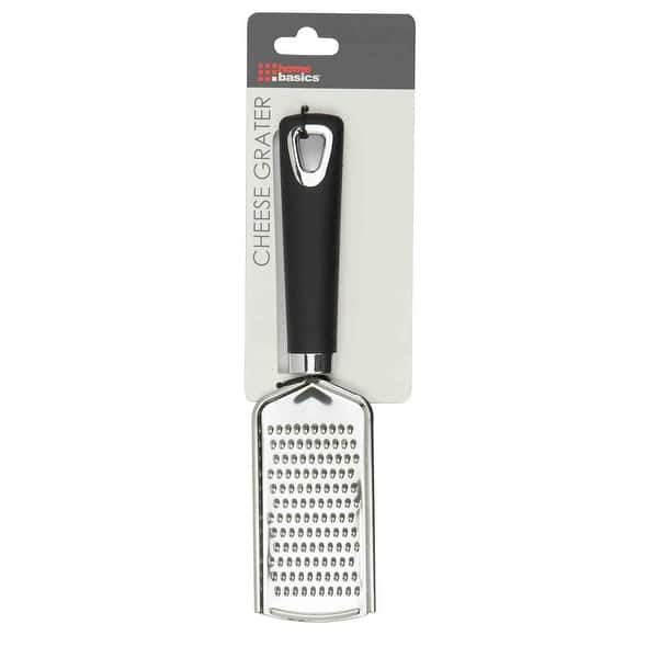 Home Basics Black Mini Grater with Rubber Handle - Bed Bath & Beyond -  22580145
