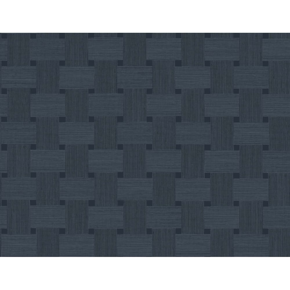 Seabrook Designs Basketweave Embossed Vinyl Unpasted Wallpaper