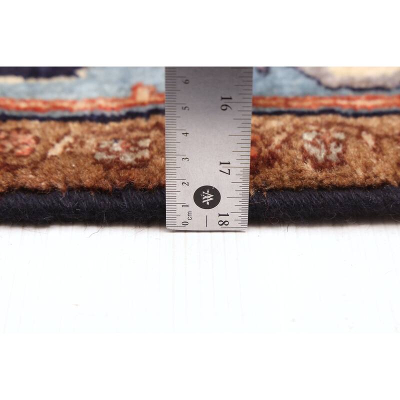 ECARPETGALLERY Hand-knotted Andelz Dark Copper Wool Rug - 4'2 x 5'5