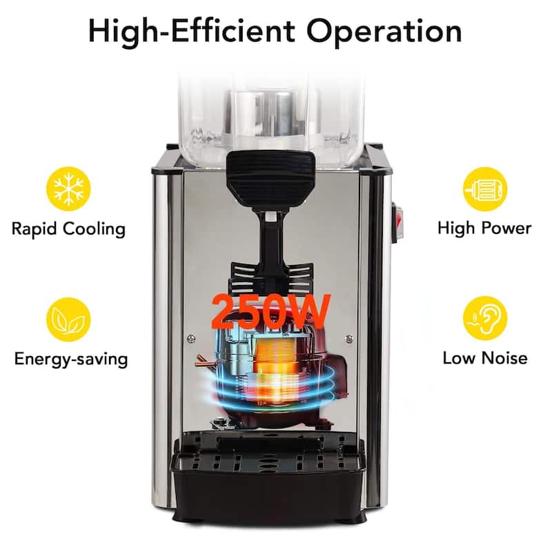 115V Commercial Cold Beverage Dispenser, 4.8 Gallons