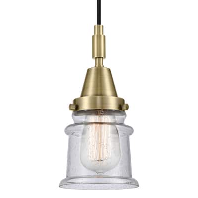Innovations Lighting 447-1P-G184S Canton 5" Wide Mini Pendant with