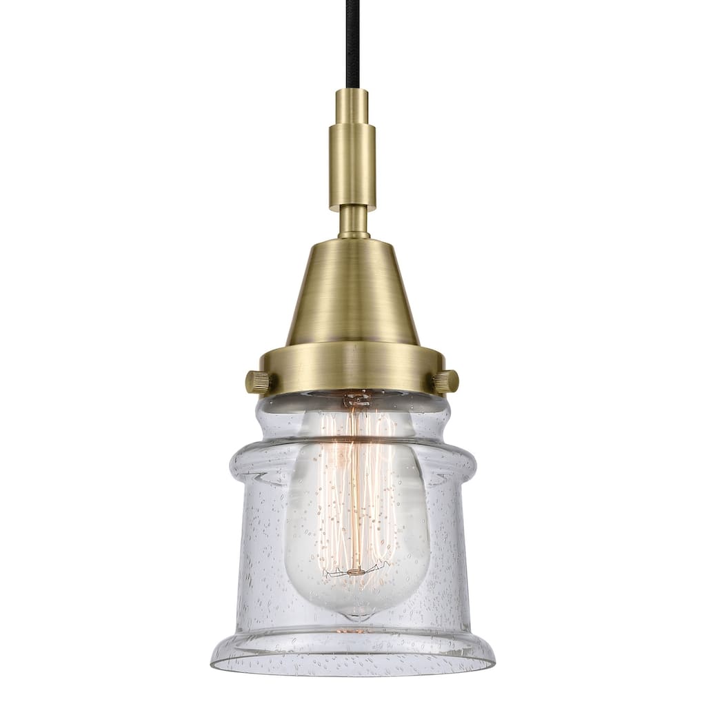 Innovations Lighting 447-1P-G184S Canton 5" Wide Mini Pendant with