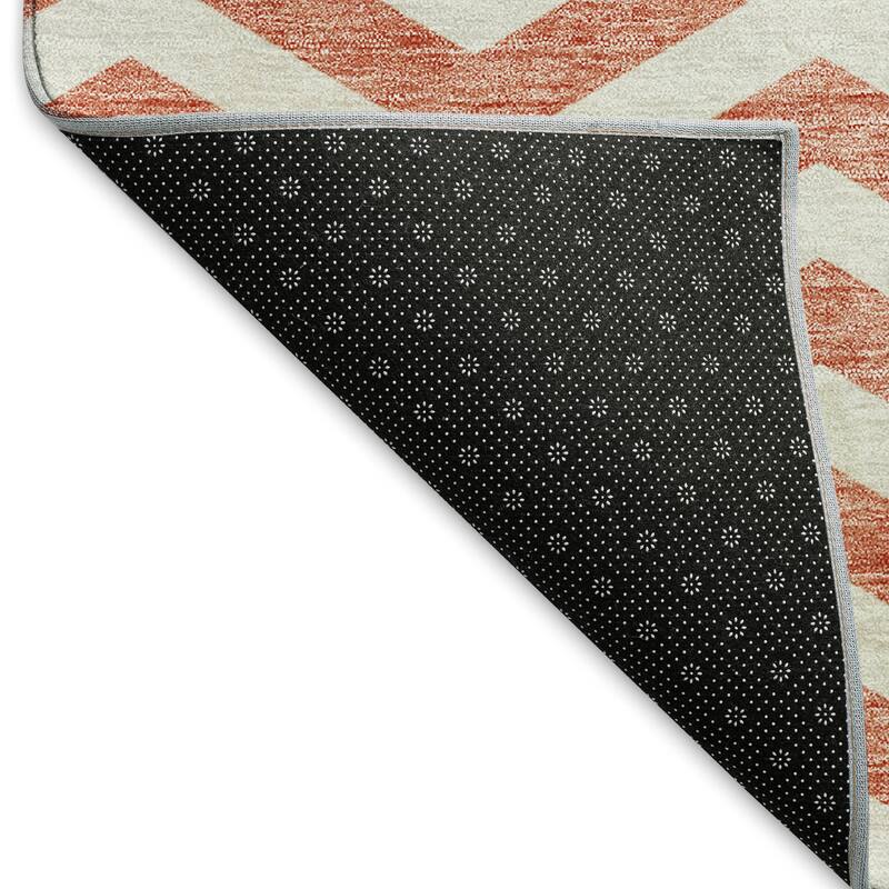 Premium Washable Super Soft Modern Chevron Mayfield Rug