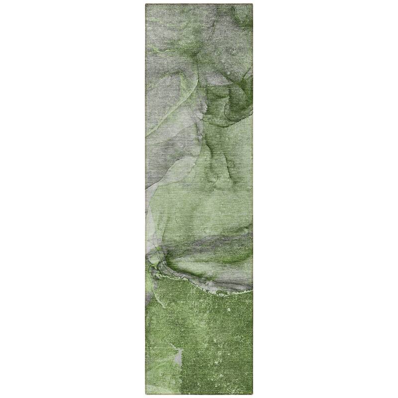 Mato Modern Art-Inspired Weather Resistant Blended Style Outdoor Rug