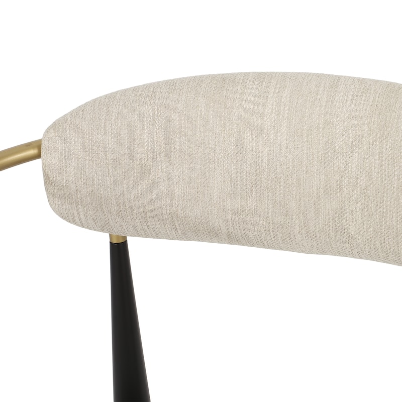 Christopher Knight Home Elmore Fabric and Iron 25-Inch Tall Counter Stools (Set of 2)