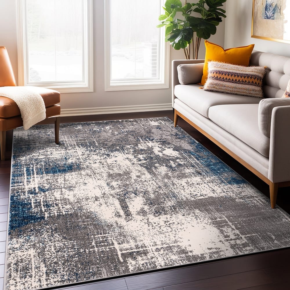 World Rug Gallery Perugia Modern Abstract Area Rug