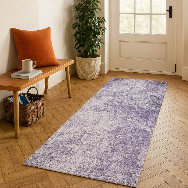 Premium Washable Super Soft Mayfield Rug - Lavender - 2'3" x 7'6"