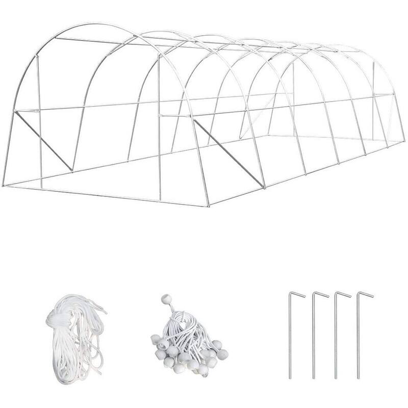 EROMMY Large Gardening Tent with Durable Greenhouse Plastic Sheeting, Ideal Choice for Farms and Agriculture