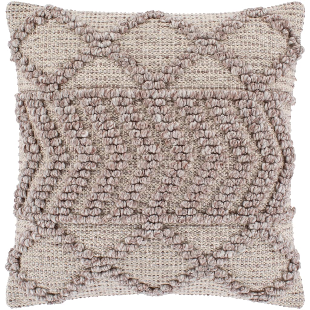 Temel Bohemian Hand-woven Geometric Pillow