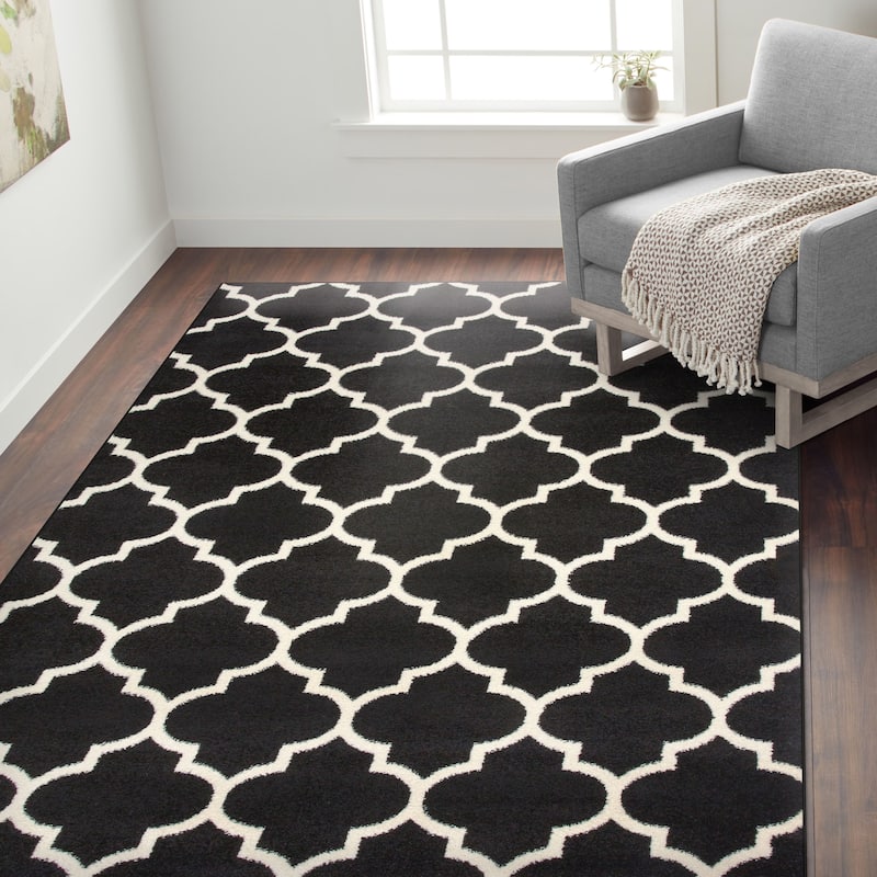 World Rug Gallery Modern Moroccan Trellis Area Rug