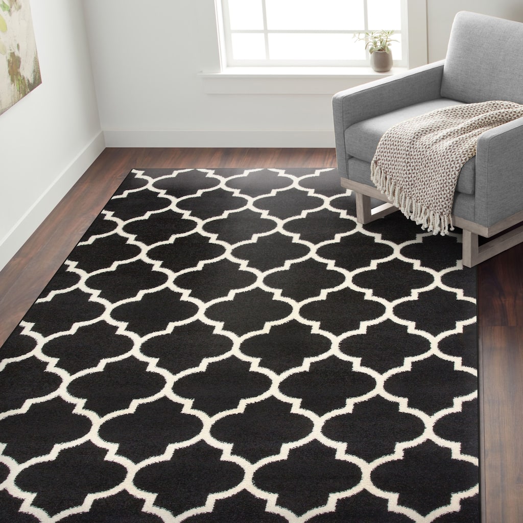 World Rug Gallery Modern Moroccan Trellis Area Rug