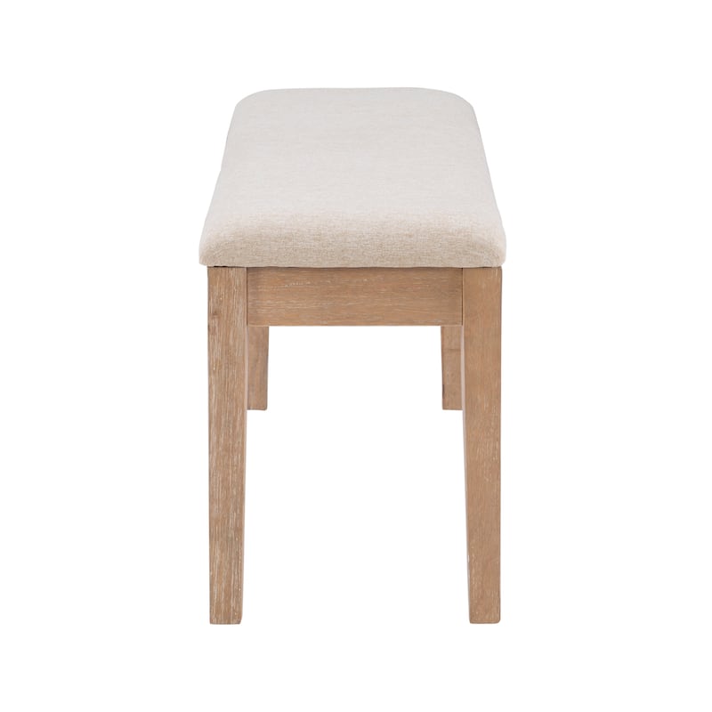 Dolan Farmhouse Solid Wood Dining Bench