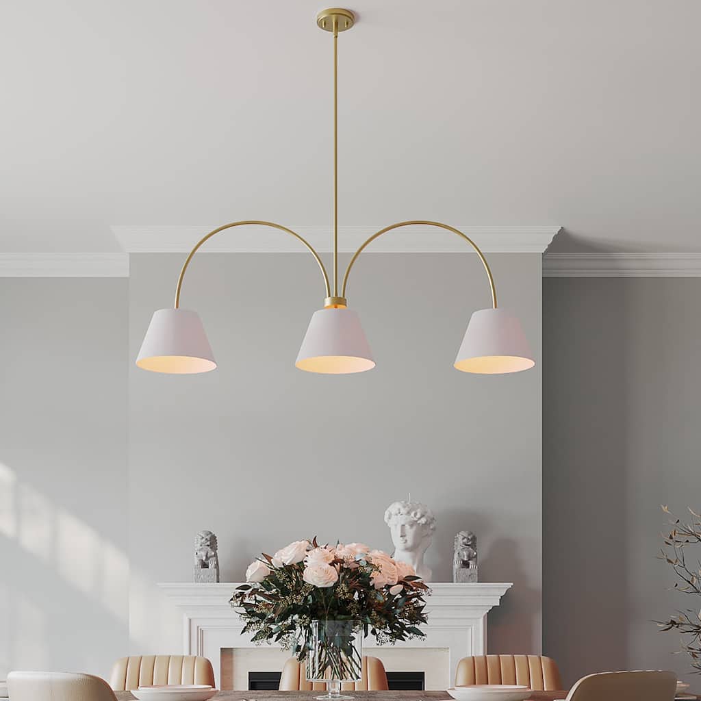 Acroma 3-Light Dimmable Dining Room Chandelier