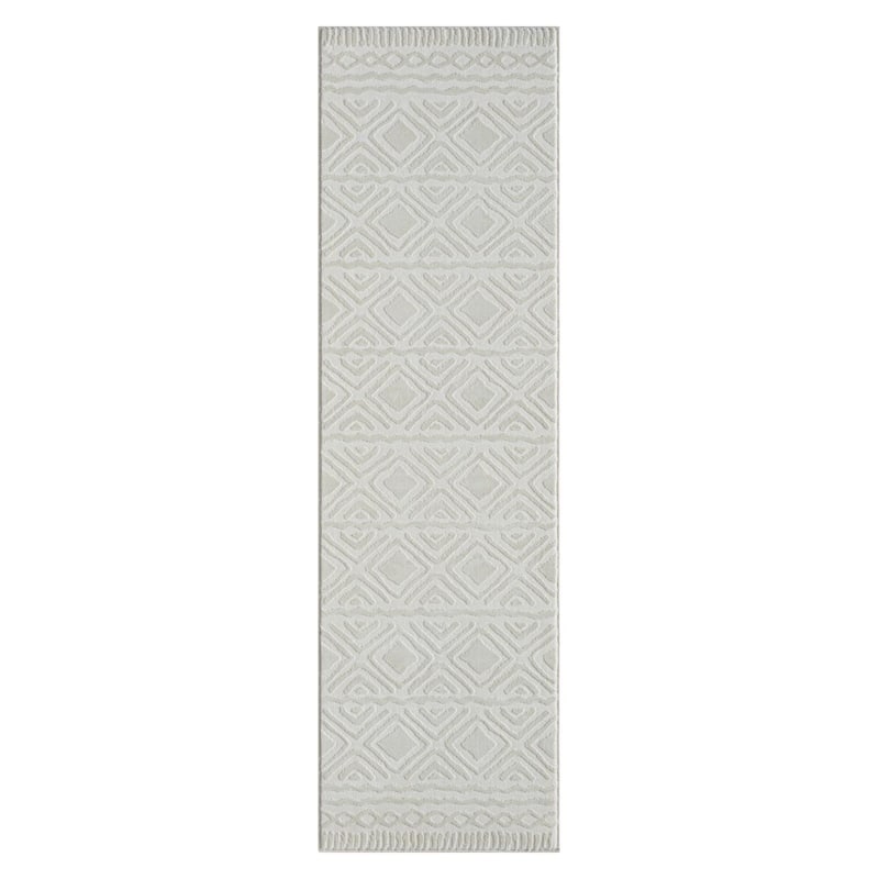 Luxe Weavers Oriental Cream Area Rug, Stain-Resistant Carpet