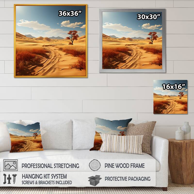 Designart "Nevada Native Spirit Plains " Native American Art Wall Art