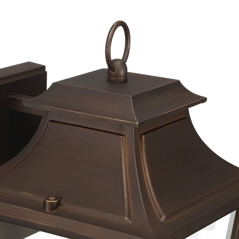 Hunter Spring Cove Outdoor Wall Light - Front Porch, Patio, Garage, Pergola - Traditional, Mission - Resists Corrosion!