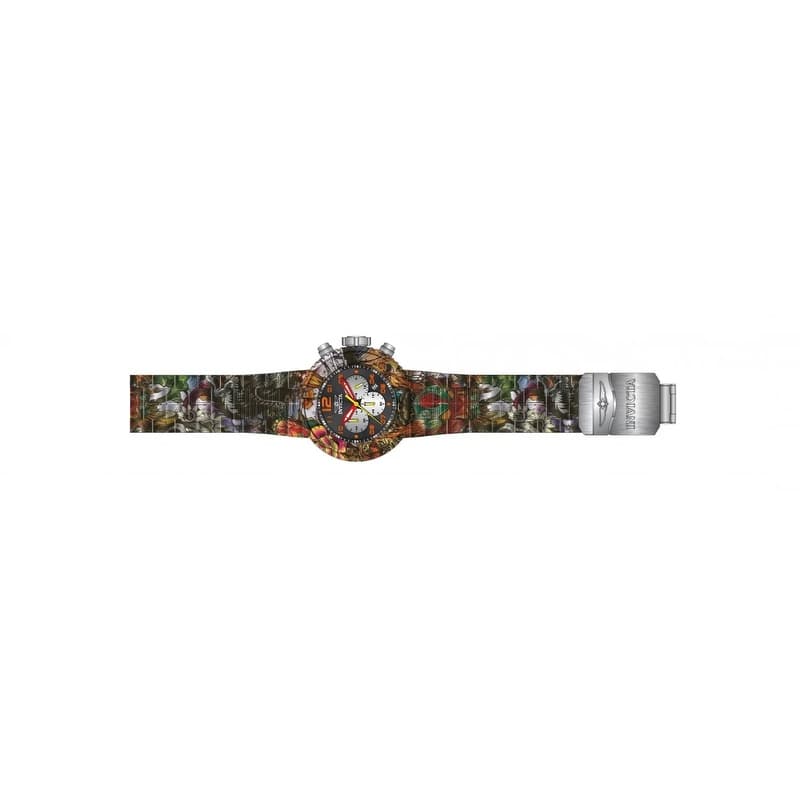 Invicta Men's 43234 Pro Diver Quartz Chronograph Black, Orange Dial Watch