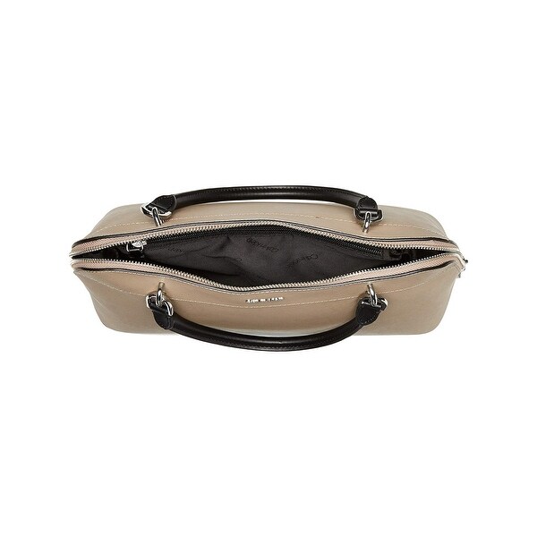 calvin klein susan saffiano leather tote