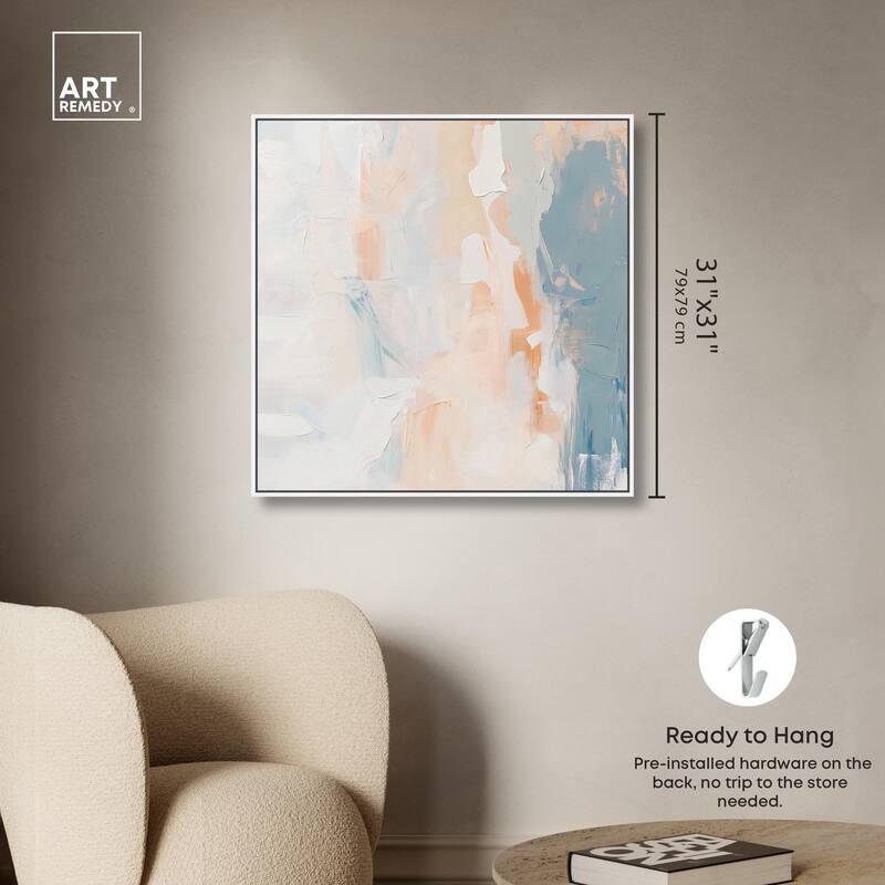 Gossamer Light Canvas by Art Remedy