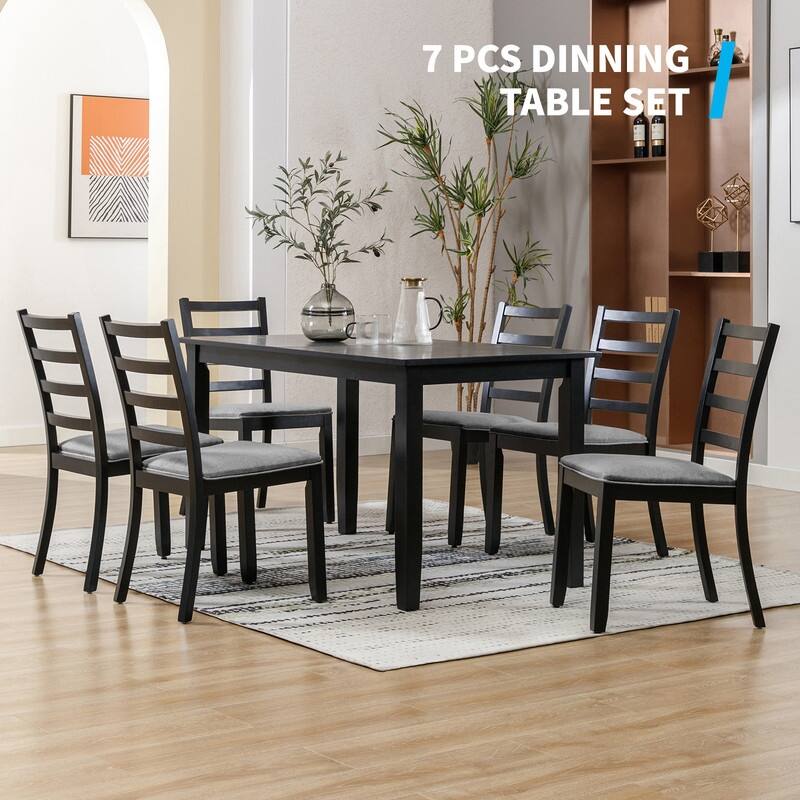 Mixoy Dining Table Set,Rectangular Kitchen Dinning Room Set for Apartment Home Furniture