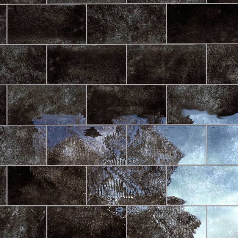 Merola Tile Camden Nero 4" x 8" Ceramic Wall Tile